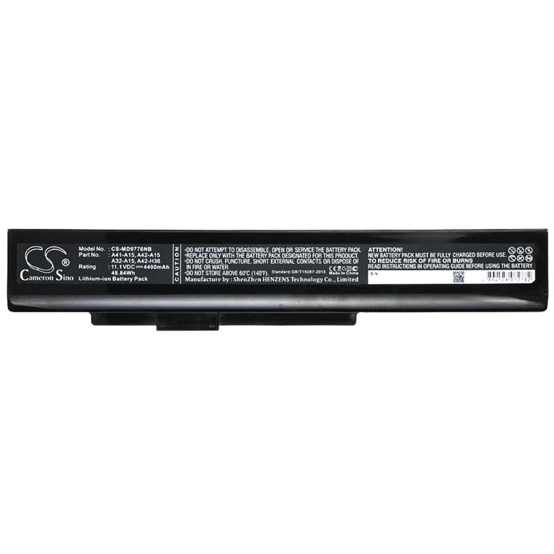 Li-ion Battery fits Medion, akoya 6631, akoya E6221, akoya E6222 11.1V, 4400mAh Notebook & Laptop Cameron Sino Technology Limited