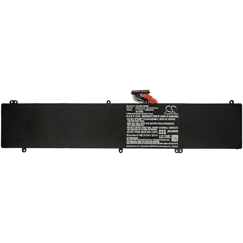 Li-polymer Battery Fits Razer, Blade F1, Blade Pro 2017 4k, Blade Pro 2017 4k I7-7820hk 11.4v, 8600mah Notebook & Laptop Cameron Sino Technology Limited