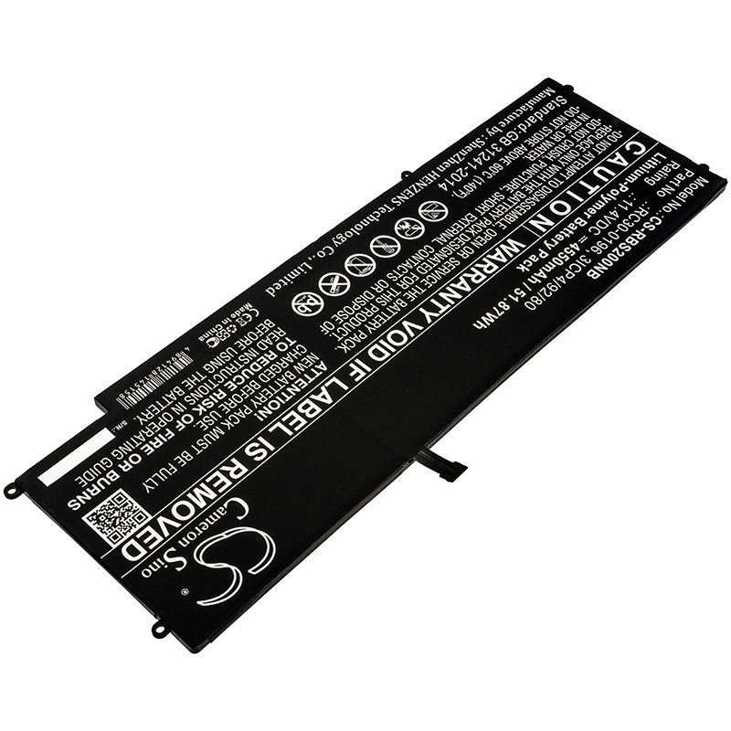 Li-polymer Battery Fits Razer, Blade Stealth 2016 Rz09-01962w11, Blade Stealth 2016 V2, Blade Stealth 2017 I7-7500u 11.4v, 4550m Notebook & Laptop Cameron Sino Technology Limited