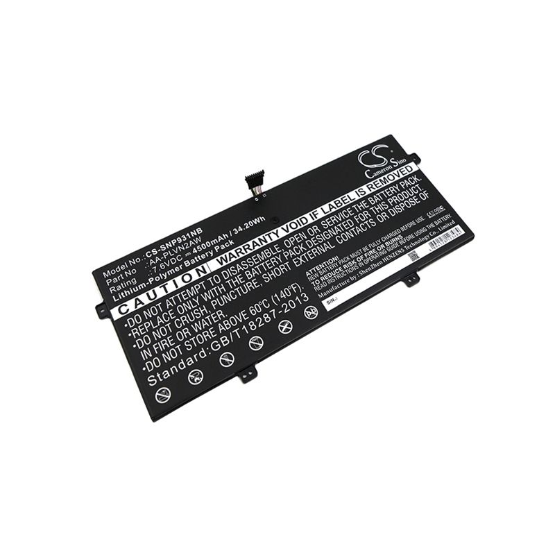 Li-Polymer Battery fits Samsung, 930x2k-k01, 930x2k-k01cn, ativ Book 9 12.2" 7.6V, 4500mAh Computer Cameron Sino Technology Limited (Suspended)