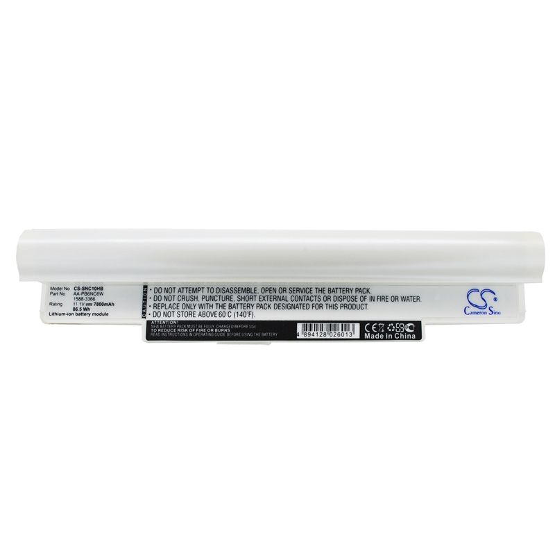 White 11.1V 7800mAh Samsung, n110 (black), np-n110, np-n110-12pbk Replacement Battery Notebook & Laptop Cameron Sino Technology Limited