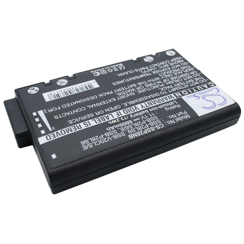 Li-ion Battery Fits Samsung, P28 Cxvm 340, P28 Xtm 1500c Ii, P28 Xtm 1600 11.1v, 6600mah Notebook & Laptop Cameron Sino Technology Limited