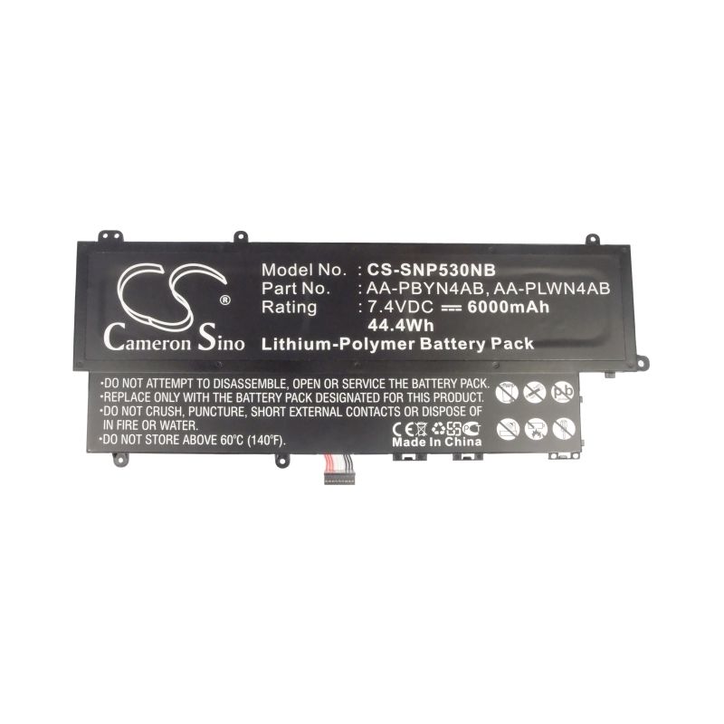 Li-polymer Battery Fits Samsung, 530u3, 530u3b, 530u3b-a01 7.4v, 6000mah Notebook & Laptop Cameron Sino Technology Limited