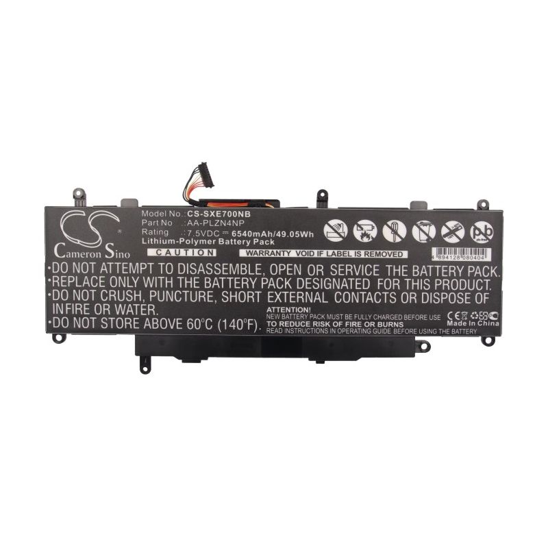 Li-polymer Battery Fits Samsung, Ativ Pro, Xe700t1a, Xe700t1c 7.5v, 6540mah Notebook & Laptop Cameron Sino Technology Limited
