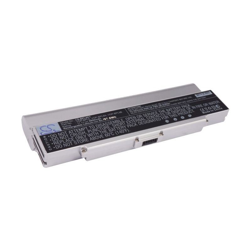 Silver 11.1V 8800mAh Sony, aio Vgn-ar760, vaio Pcg-5g1l, vaio Pcg-5g2l Replacement Battery Notebook & Laptop Cameron Sino Technology Limited
