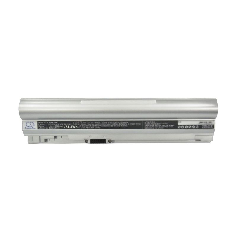Silver 11.1V 6600mAh Sony, vaio Vgn-tt11m, vaio Vgn-tt13/n, vaio Vgn-tt190ein Replacement Battery Notebook & Laptop Cameron Sino Technology Limited