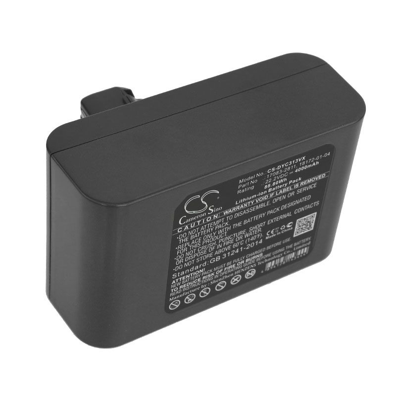 4000mAh Li-ion Battery fits Dyson, Dc31, Dc31 Animal, Dc34 22.2V Vacuum Cameron Sino Technology Limited