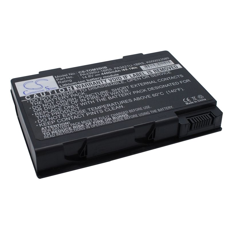 Li-ion Battery fits Toshiba, satellite M30x, satellite M30x-104, satellite M30x-105 14.8V, 4400mAh Notebook & Laptop Cameron Sino Technology Limited