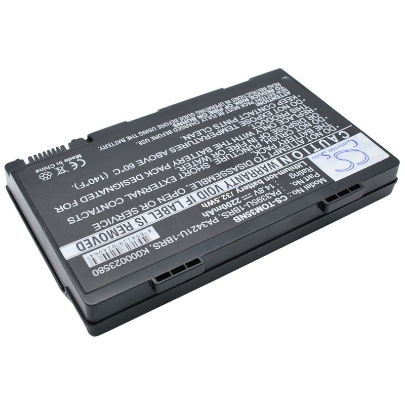 Li-ion Battery fits Toshiba, satellite M30x, satellite M30x-102, satellite M30x-104 14.8V, 2200mAh Computer Cameron Sino Technology Limited (Suspended)