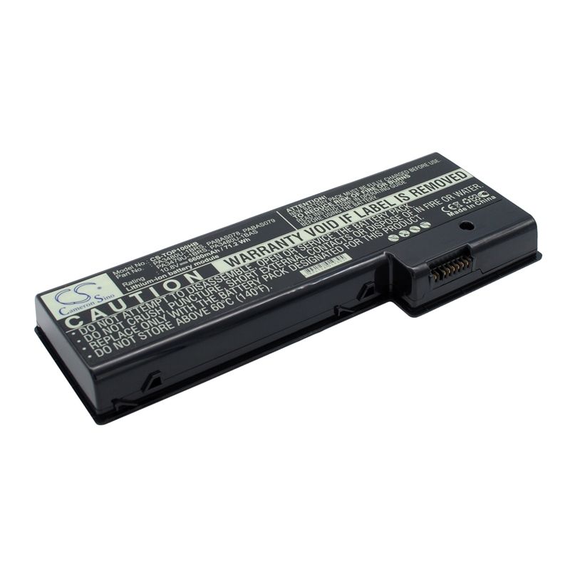 Li-ion Battery fits Toshiba, satellite P100 Series, satellite P100-102, satellite P100-103 10.8V, 6600mAh Notebook & Laptop Cameron Sino Technology Limited