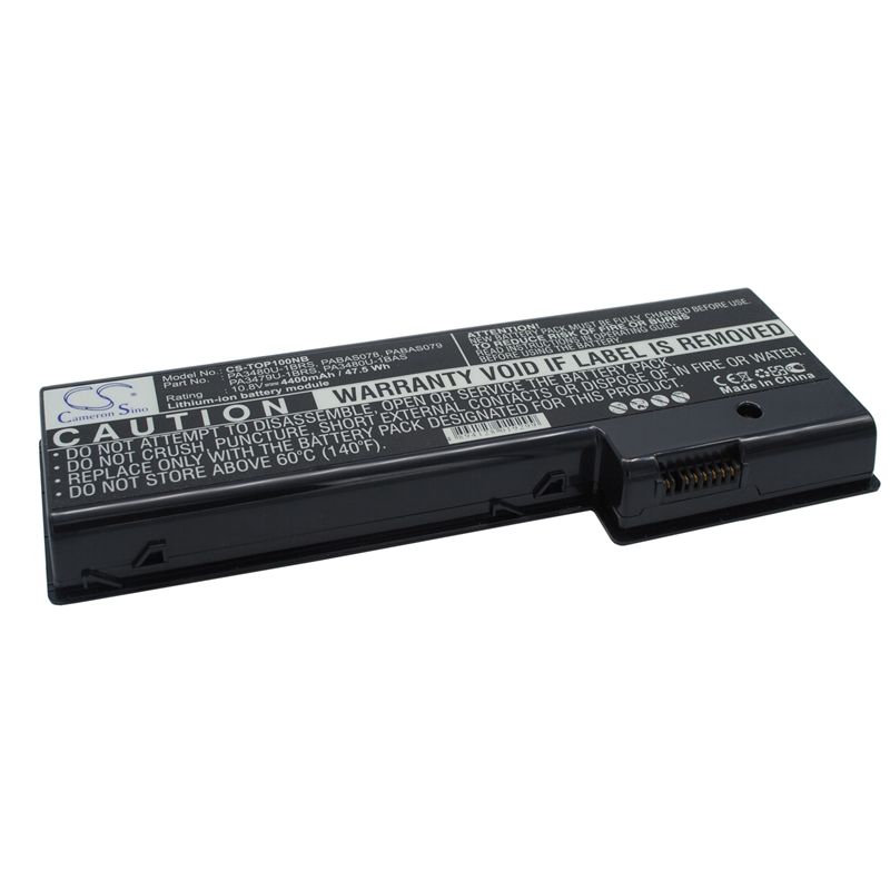 Li-ion Battery fits Toshiba, satellite P100 Series, satellite P100-102, satellite P100-103 10.8V, 4400mAh Notebook & Laptop Cameron Sino Technology Limited
