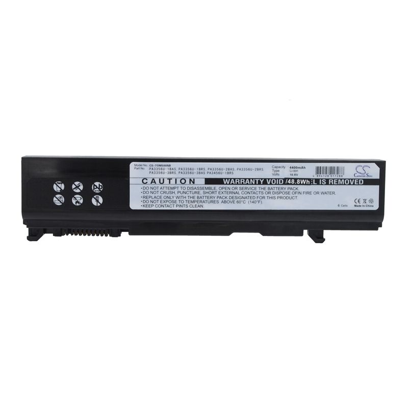 Li-ion Battery fits Toshiba, dynabook Qosmio F20, dynabook Qosmio F20/370ls2, dynabook Qosmio F20/390ls1 10.8V, 4400mAh Notebook & Laptop Cameron Sino Technology Limited