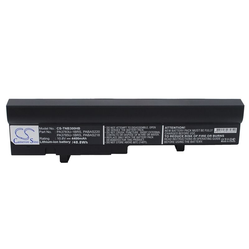 Li-ion Battery fits Toshiba, satellite N302, satellite Nb300, satellite Nb305 10.8V, 4400mAh Notebook & Laptop Cameron Sino Technology Limited