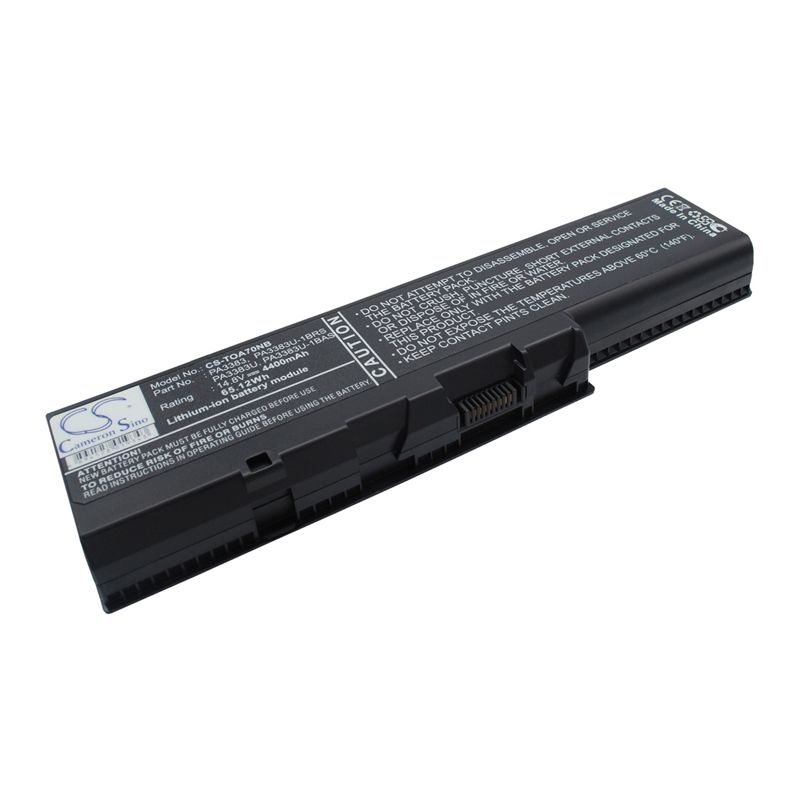 Li-ion Battery fits Toshiba, satellite A70, satellite A70-s2362, satellite A70-s249 14.8V, 4400mAh Notebook & Laptop Cameron Sino Technology Limited