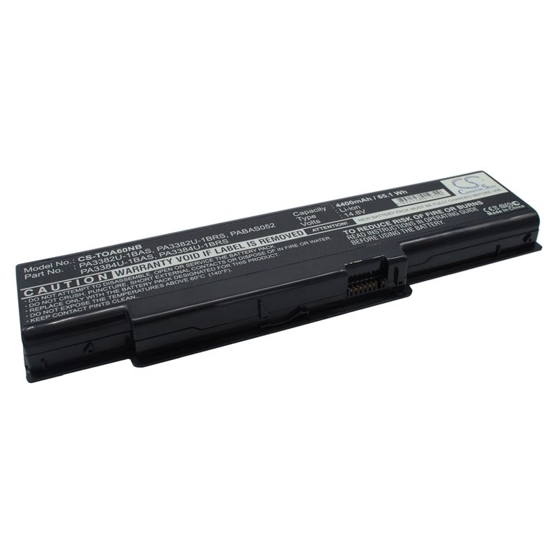 Li-ion Battery fits Toshiba, dynabook Aw2, dynabook Ax/2, dynabook Ax/3 14.8V, 4400mAh Notebook & Laptop Cameron Sino Technology Limited