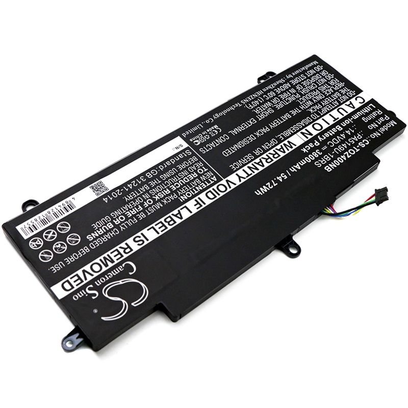Li-ion Battery fits Toshiba, tecra Z40-a-10k, tecra Z40-a-10t, tecra Z40-a-10x 14.4V, 3800mAh Notebook & Laptop Cameron Sino Technology Limited