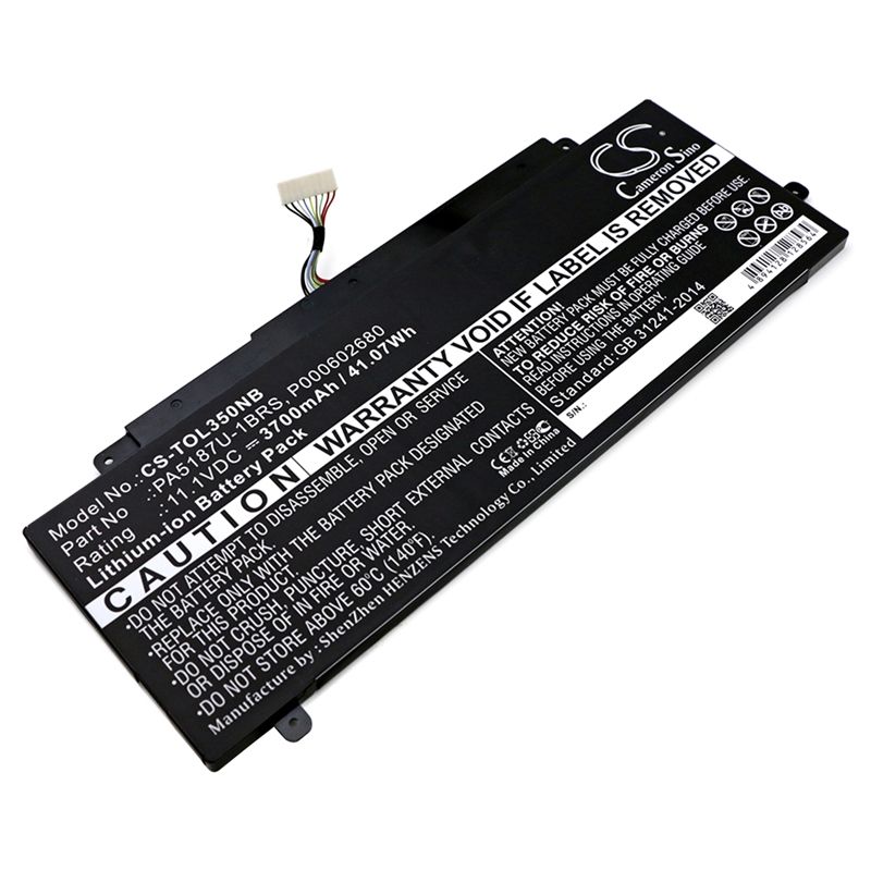 Li-ion Battery fits Toshiba, satellite Click 2 L35w-b3204, satellite L35w, satellite L35w-b3204 11.1V, 3700mAh Notebook & Laptop Cameron Sino Technology Limited
