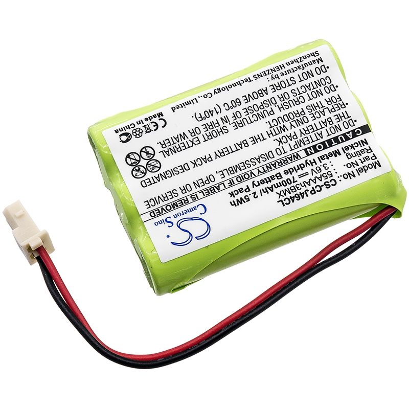Ni-mh Battery Fits Aastra, Be3850, Be3872, Mod B Plugin 3.6v, 700mah BabyPhone Cameron Sino Technology Limited
