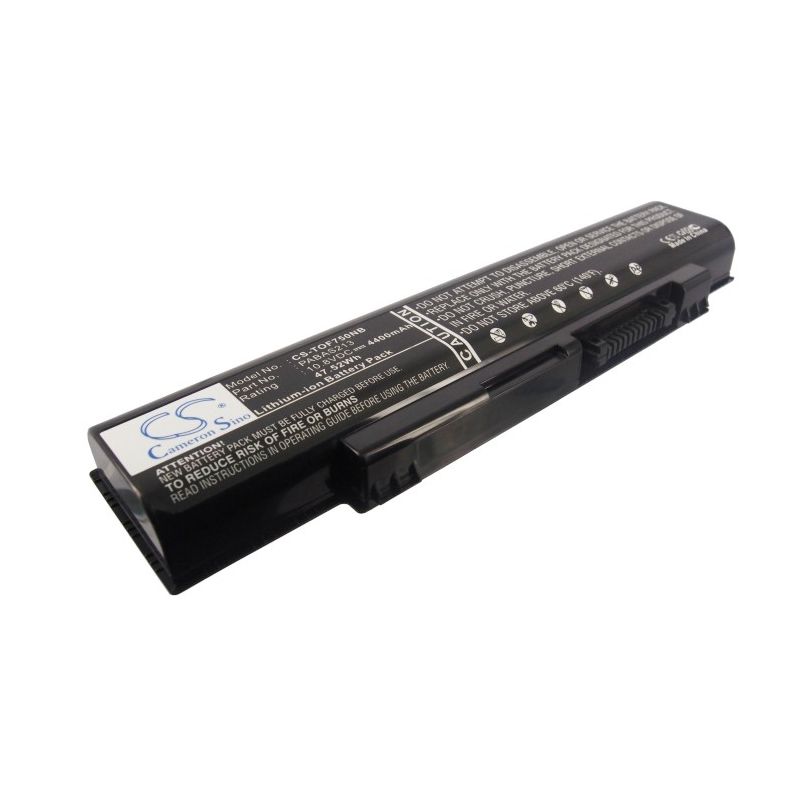 Li-ion Battery fits Toshiba, dynabook Qosmio T750, dynabook Qosmio T750/t8a, dynabook Qosmio T750/t8b 10.8V, 4400mAh Notebook & Laptop Cameron Sino Technology Limited