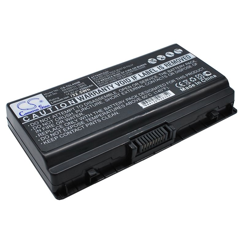 Li-ion Battery fits Toshiba, equium L40, equium L40-10u, equium L40-14i 14.4V, 2200mAh Computer Cameron Sino Technology Limited