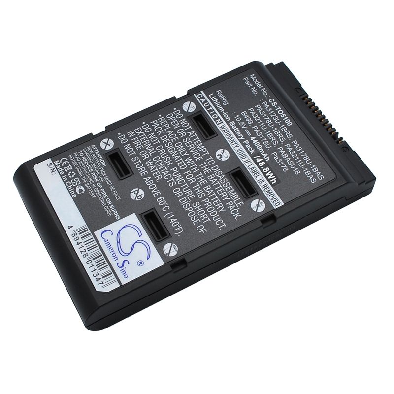 Li-ion Battery fits Toshiba, portege A100, satellite 5000, satellite 5005 10.8V, 4400mAh Notebook & Laptop Cameron Sino Technology Limited