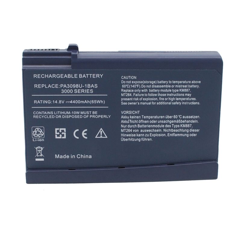 Li-ion Battery fits Toshiba, satellite 1200, satellite 1200-s121, satellite 1200-s122 14.8V, 4400mAh Notebook & Laptop Cameron Sino Technology Limited
