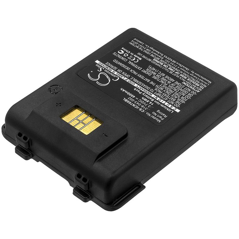 Li-ion Battery Fits Intermec, Cn70, Cn70e 3.7v, 4000mah Barcode Scanner Cameron Sino Technology Limited