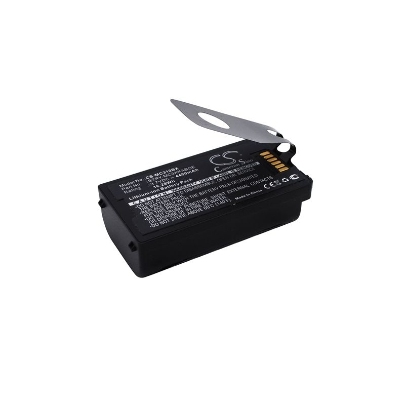 Li-ion Battery Fits Symbol, Mc3100, Mc3190, Mc3190g 3.7v, 4400mah Barcode Scanner Cameron Sino Technology Limited