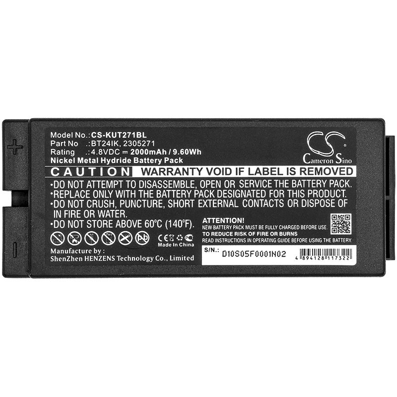 Ni-mh Battery Fits Ikusi, Berlinde, Gh, Ik3 4.8v, 2000mah Crane Remote Control Cameron Sino Technology Limited