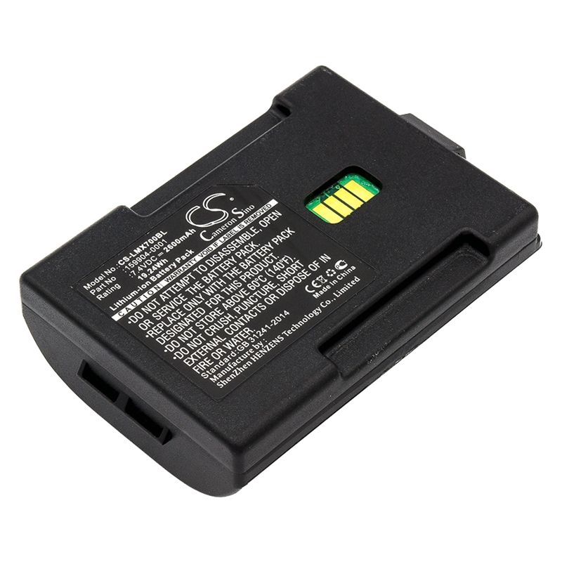 Li-ion Battery Fits Lxe, Mx7 7.4v, 2600mah Barcode Scanner Cameron Sino Technology Limited
