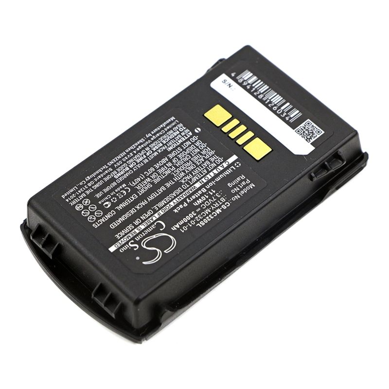 Li-ion Battery fits Motorola, Mc3200, Mc32n0, Zebra 3.7V, 3000mAh Barcode Scanner Cameron Sino Technology Limited
