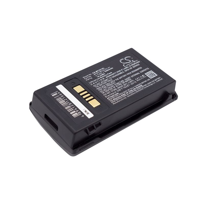 Li-ion Battery fits Motorola, Mc3200, Mc32n0, Zebra 3.7V, 5200mAh Barcode Scanner Cameron Sino Technology Limited