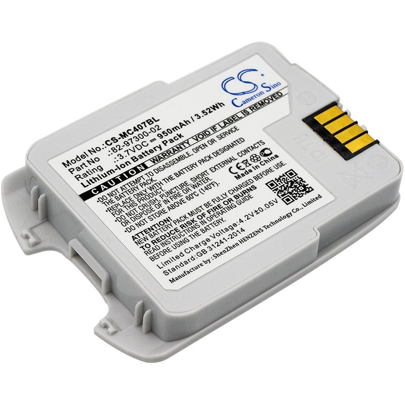 Li-ion Battery Fits Motorola, Cs4070, Cs4070-sr 3.7v, 950mah Barcode Scanner Cameron Sino Technology Limited
