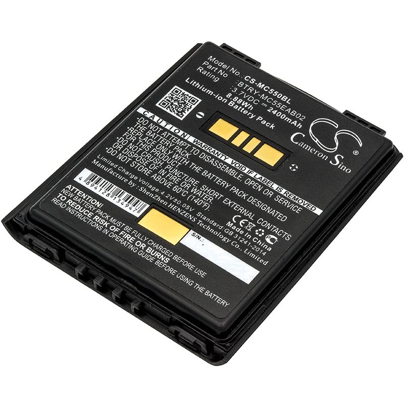 Li-ion Battery Fits Symbol, Mc55, Mc5574, Mc5590 3.7v, 2400mah Barcode Scanner Cameron Sino Technology Limited