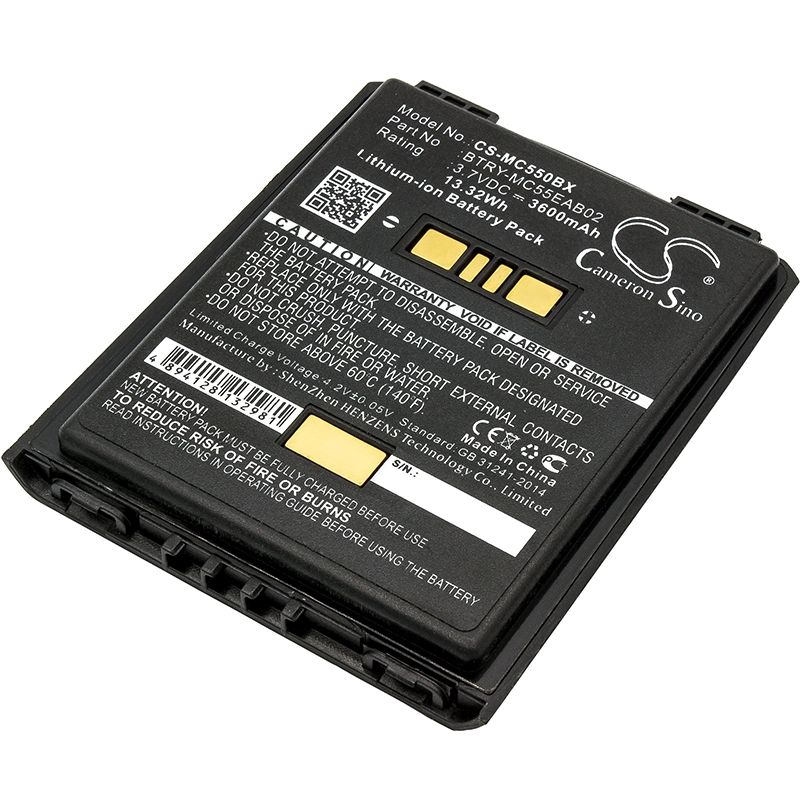 Li-ion Battery Fits Symbol, Mc55, Mc5574, Mc5590 3.7v, 3600mah Barcode Scanner Cameron Sino Technology Limited