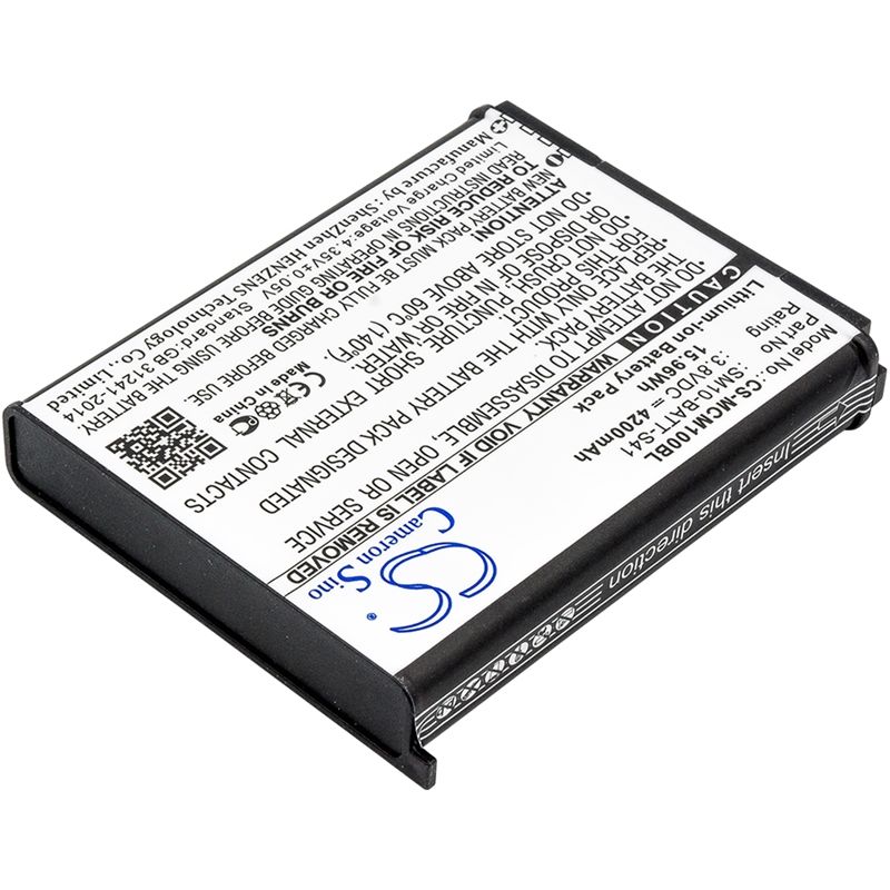 Li-ion Battery fits M3 Mobile, Sm10, Sm10lte 3.8V, 4200mAh Barcode Scanner Cameron Sino Technology Limited