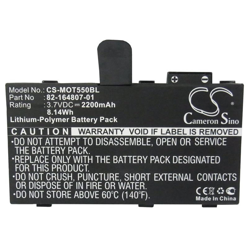 Li-Polymer Battery fits Motorola, Es85, Es85xx, Mc36 3.7V, 2200mAh Barcode Scanner Cameron Sino Technology Limited