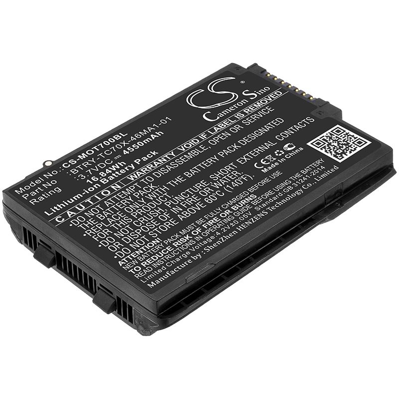 Li-ion Battery fits Motorola, Tc70, Tc75 3.7V, 4550mAh Barcode Scanner Cameron Sino Technology Limited