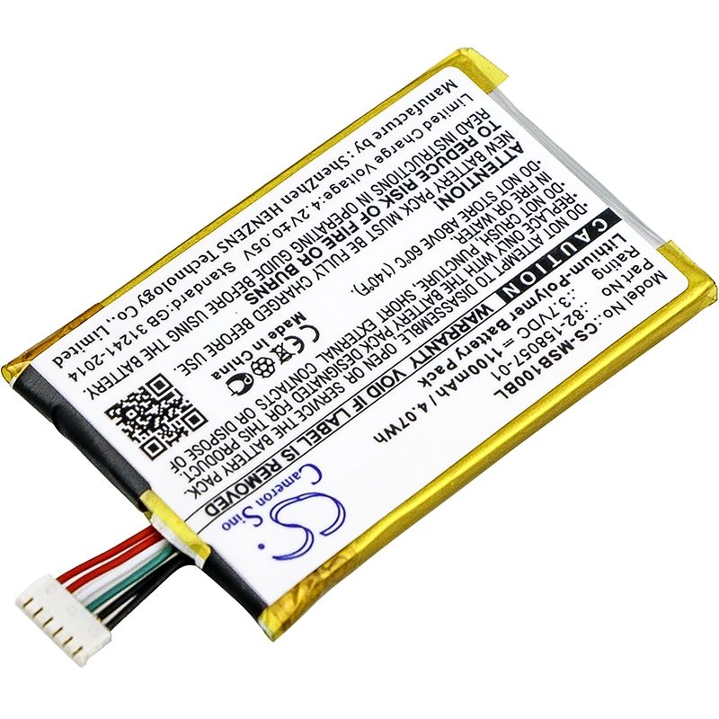 Li-Polymer Battery fits Motorola, Sb1, Sb1b-se11a0ww, Sb1-hc 3.7V, 1100mAh Barcode Scanner Cameron Sino Technology Limited