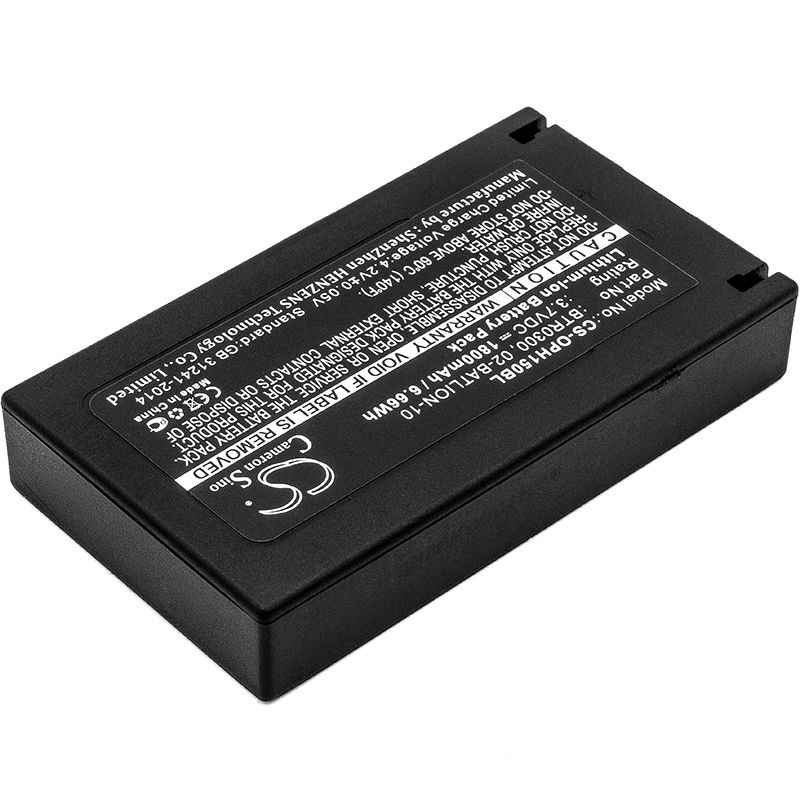 Li-ion Battery fits Opticon, H15, H-15a, H-15aj 3.7V, 1800mAh Barcode Scanner Cameron Sino Technology Limited