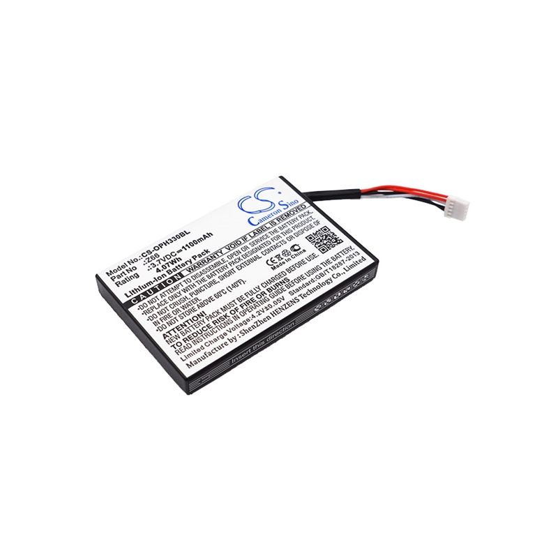 Li-ion Battery fits Opticon, Opc-3301i, Opi-3301, Opi-3301i 3.7V, 1100mAh Barcode Scanner Cameron Sino Technology Limited