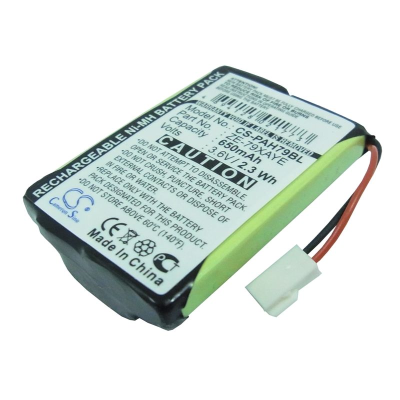 Ni-MH Battery fits Panasonic, Handheld Ze-79, Handheld Ze-79uncy, Handheld Ze-79xaye 3.6V, 650mAh Barcode Scanner Cameron Sino Technology Limited