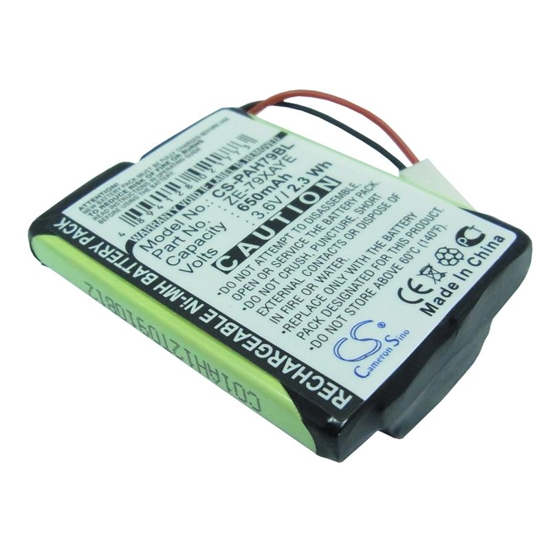 Ni-MH Battery fits Panasonic, Handheld Ze-79, Handheld Ze-79uncy, Handheld Ze-79xaye 3.6V, 650mAh Barcode Scanner Cameron Sino Technology Limited