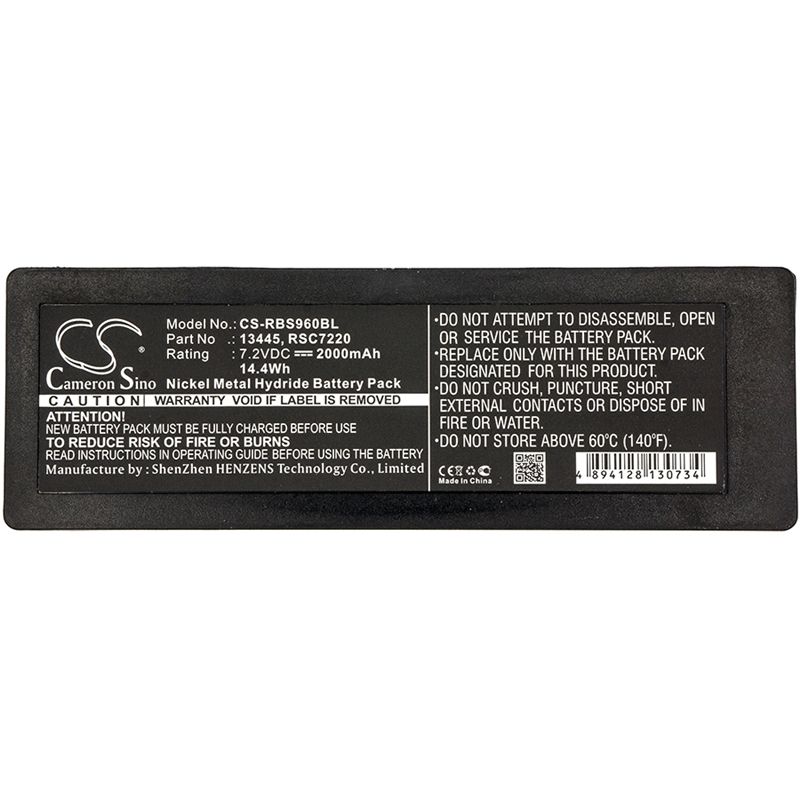 Ni-mh Battery Fits Scanreco, 590, 592, 790 7.2v, 2000mah Crane Remote Control Cameron Sino Technology Limited