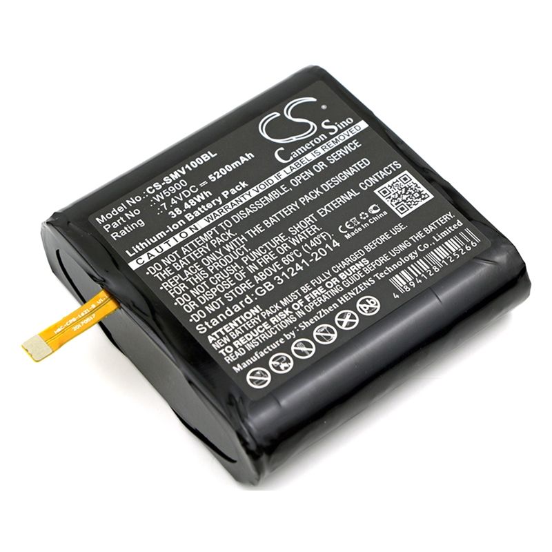 Li-ion Battery fits Sunmi, V1 7.4V, 5200mAh Payment Terminal Cameron Sino Technology Limited