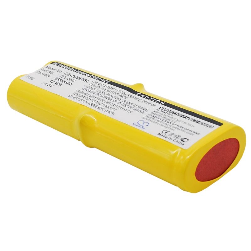 Ni-MH Battery fits Telxon, Ptc860, Ptc860ds, Ptc860es 4.8V, 2500mAh Barcode Scanner Cameron Sino Technology Limited
