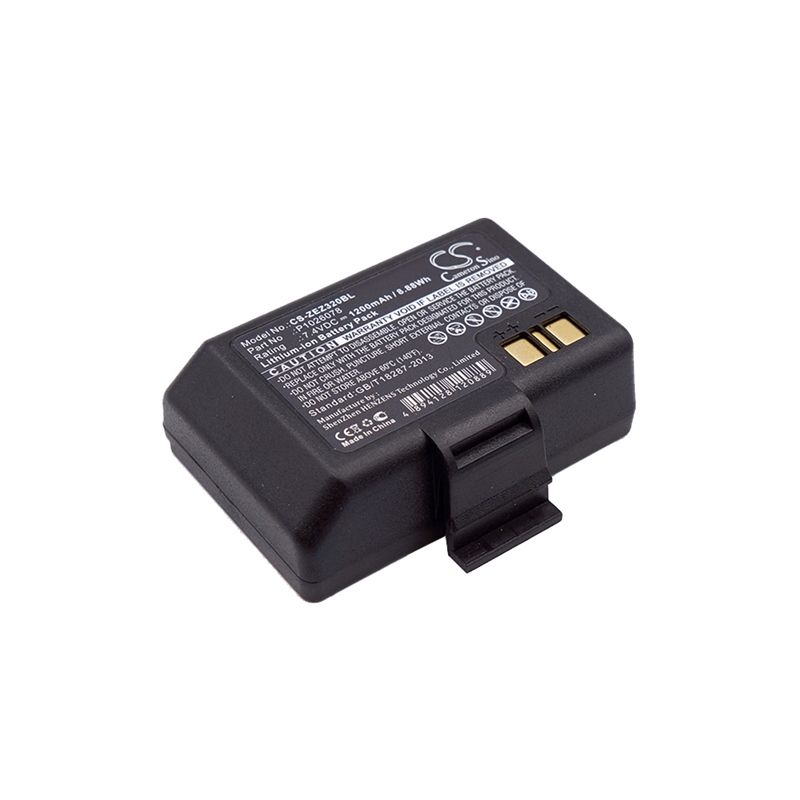 Li-ion Battery fits Zebra, Ez320 7.4V, 1200mAh Barcode Scanner Cameron Sino Technology Limited