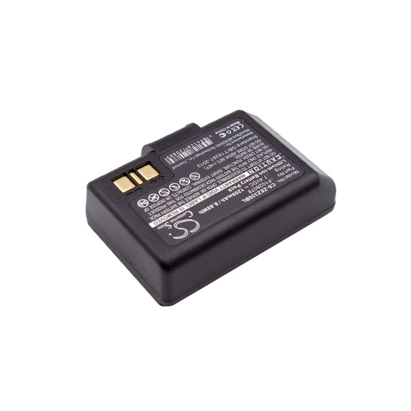 Li-ion Battery fits Zebra, Ez320 7.4V, 1200mAh Barcode Scanner Cameron Sino Technology Limited