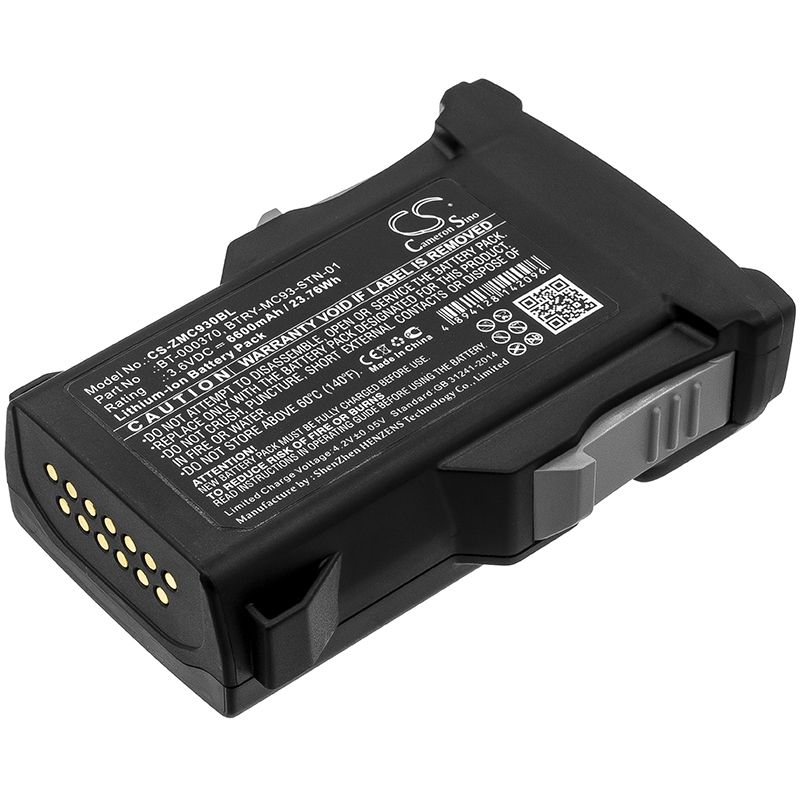 Li-ion Battery Fits Zebra, Mc93, Mc9300 3.6v, 6600mah Business Cameron Sino Technology Limited (Suspended)