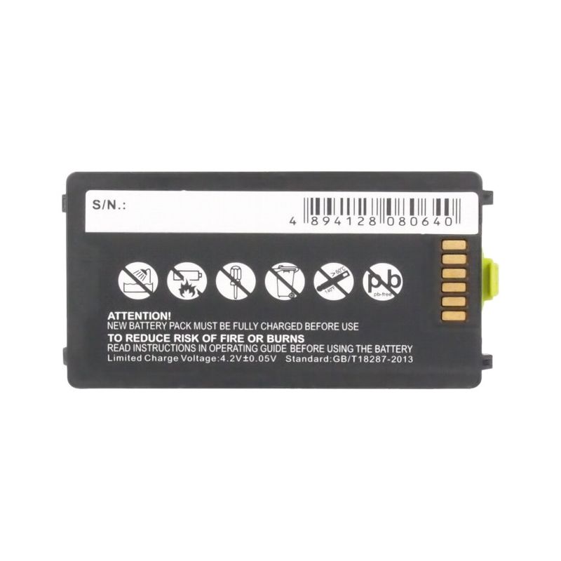 Li-polymer Battery Fits Symbol, Mc3100, Mc3190, Mc3190g 3.7v, 2500mah Barcode Scanner Cameron Sino Technology Limited
